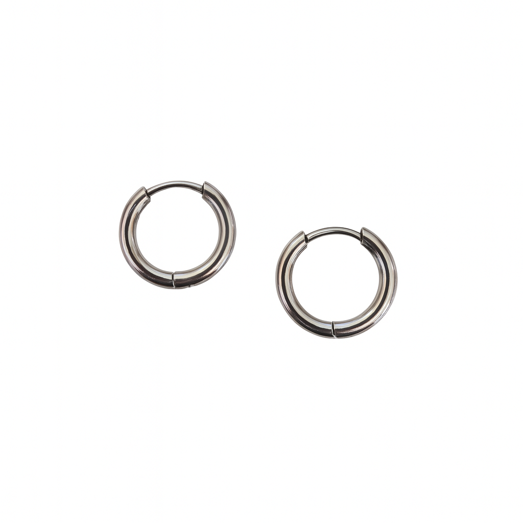 Basic Silver Hoops