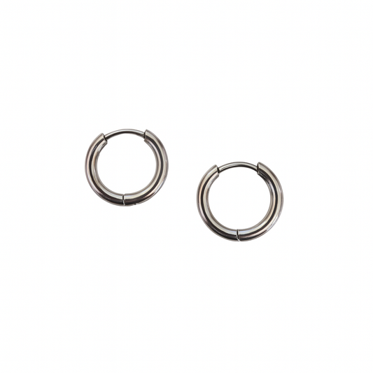 Basic Silver Hoops